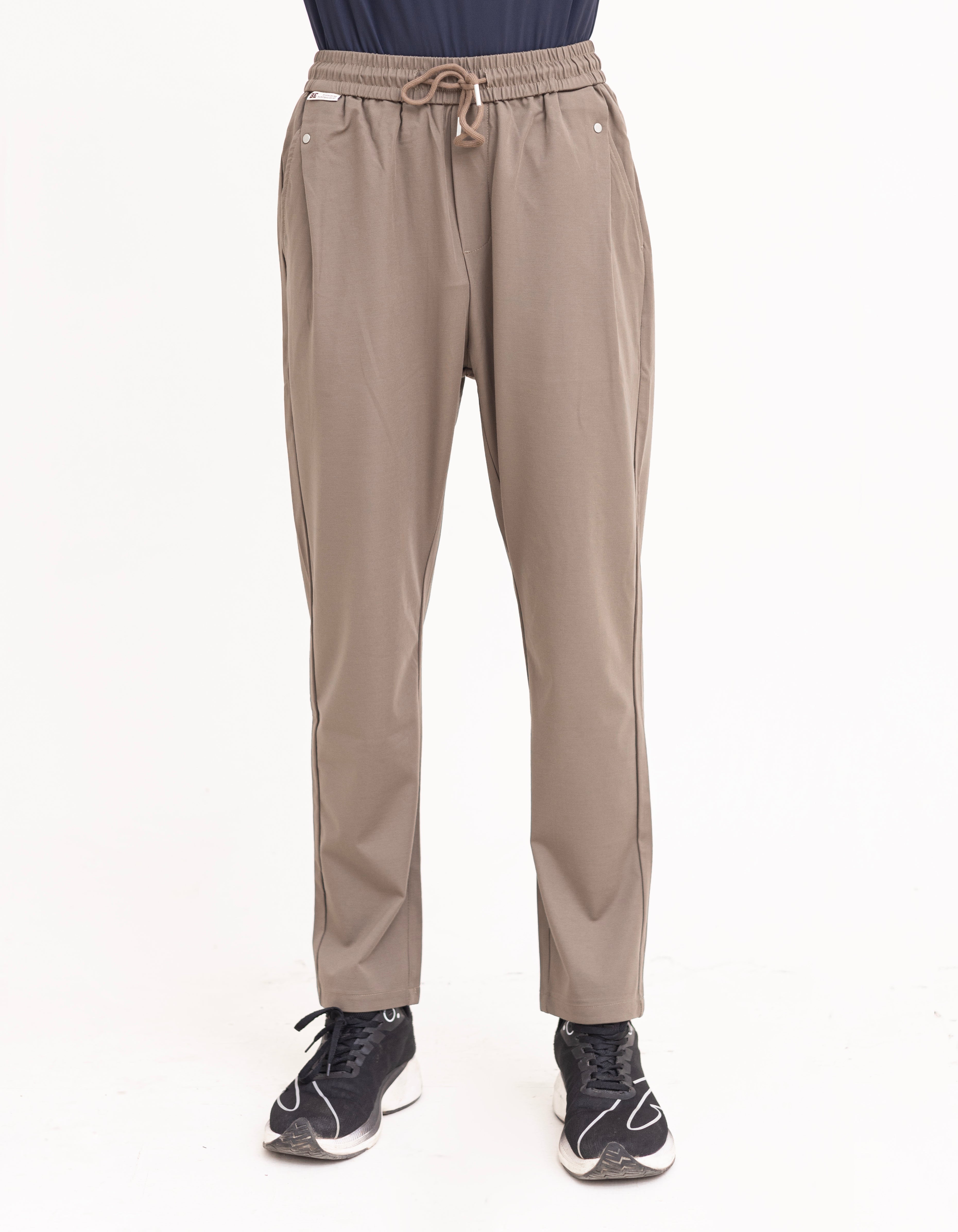 Brownish Plain Trouser