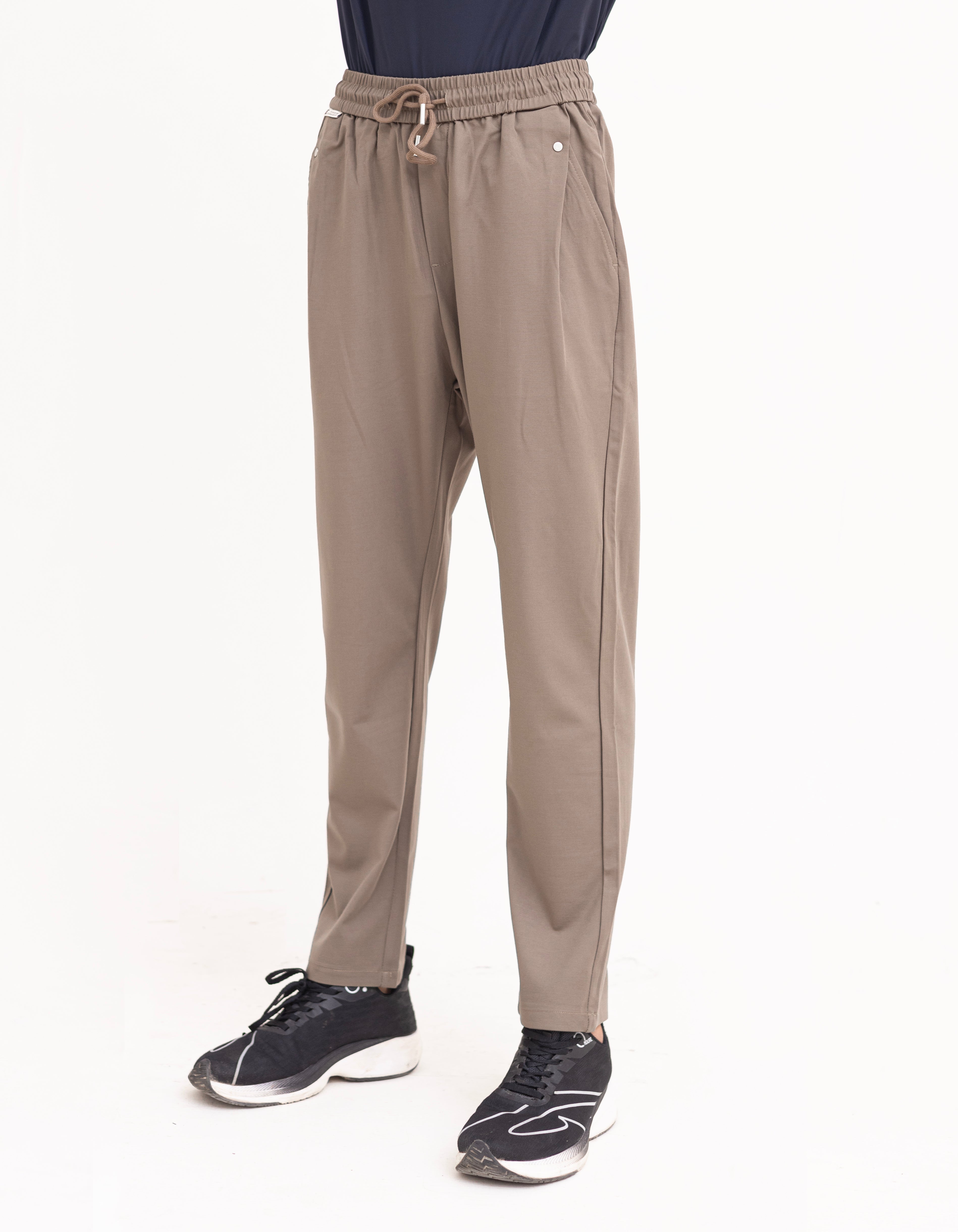 Brownish Plain Trouser