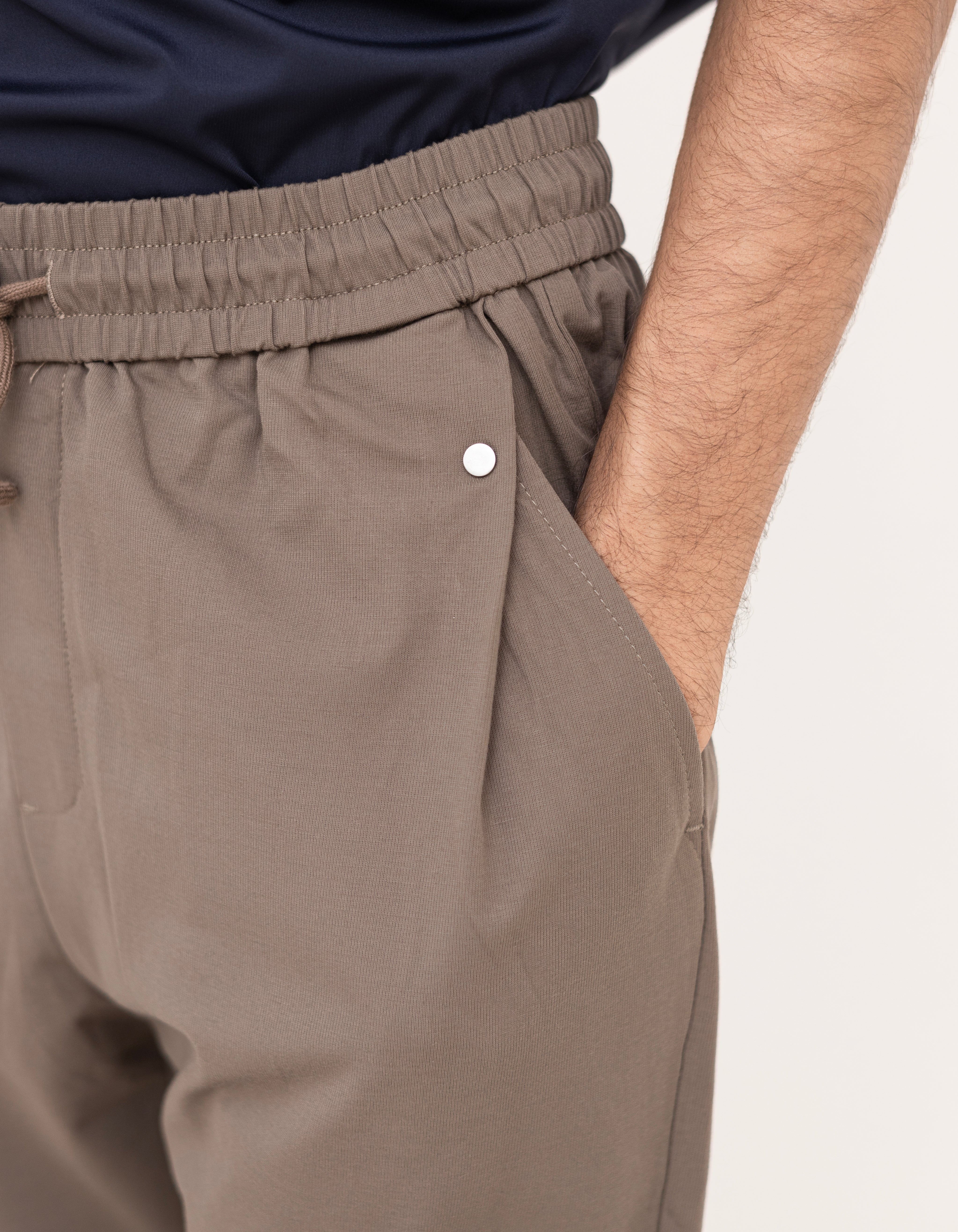 Brownish Plain Trouser