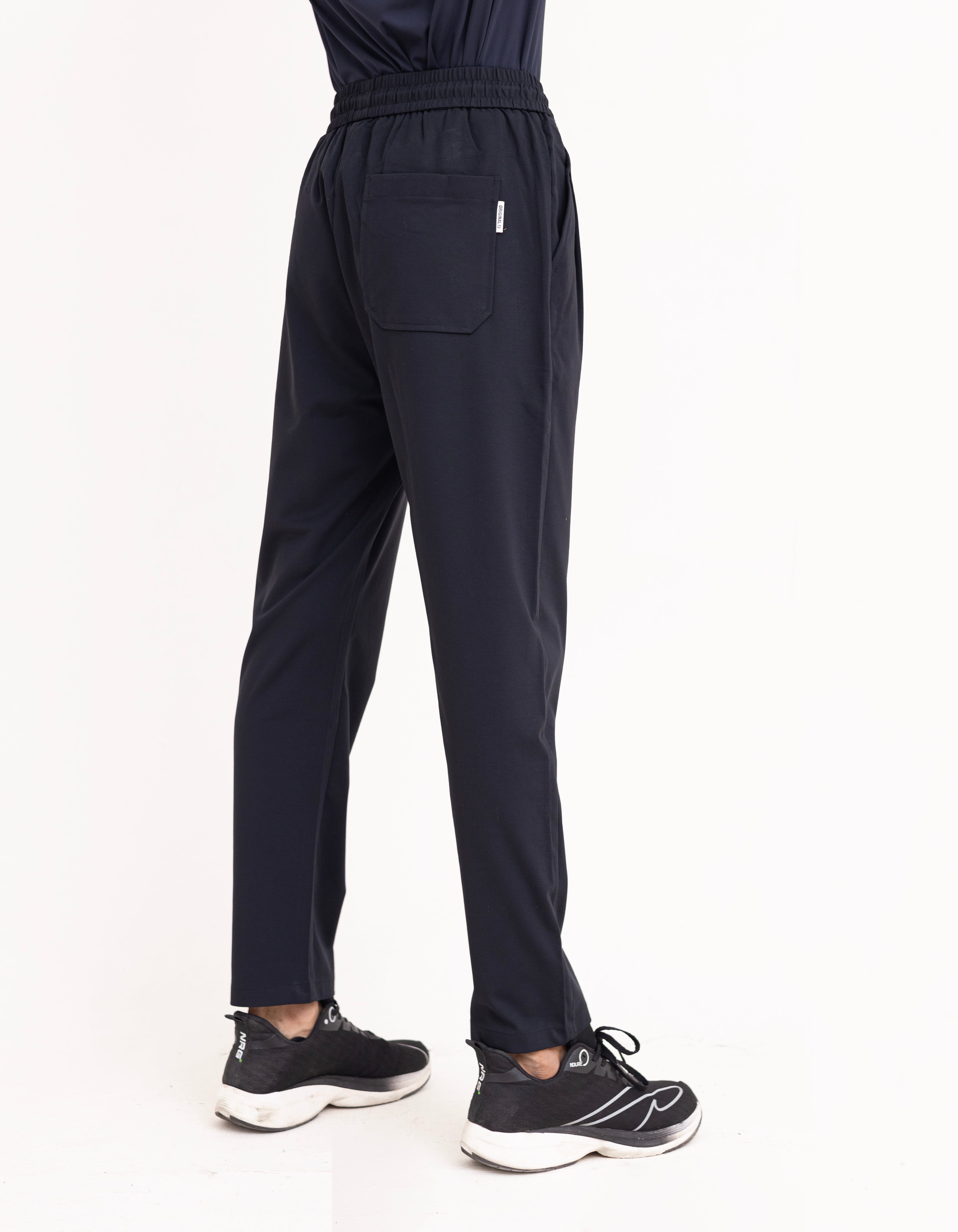 Black Plain Trouser