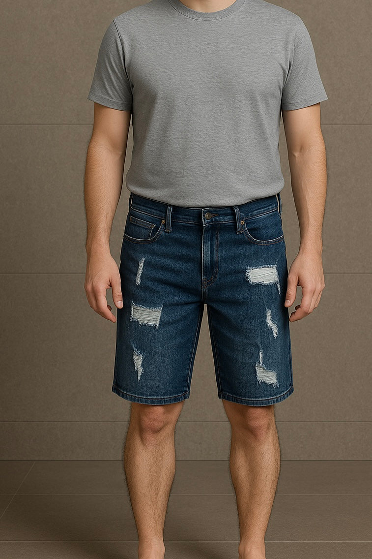 Edgy Rip & Repair Shorts