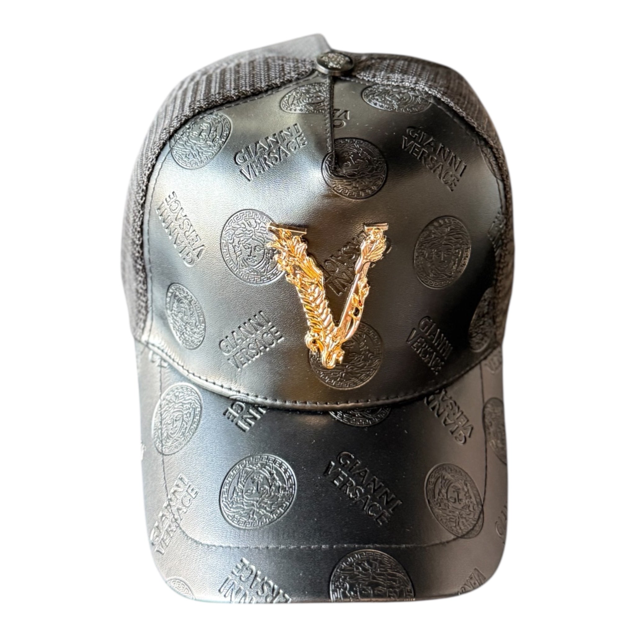 Versace Black Cap