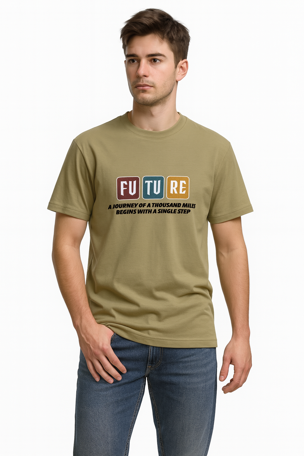 Future Basic Round Neck T Shirt