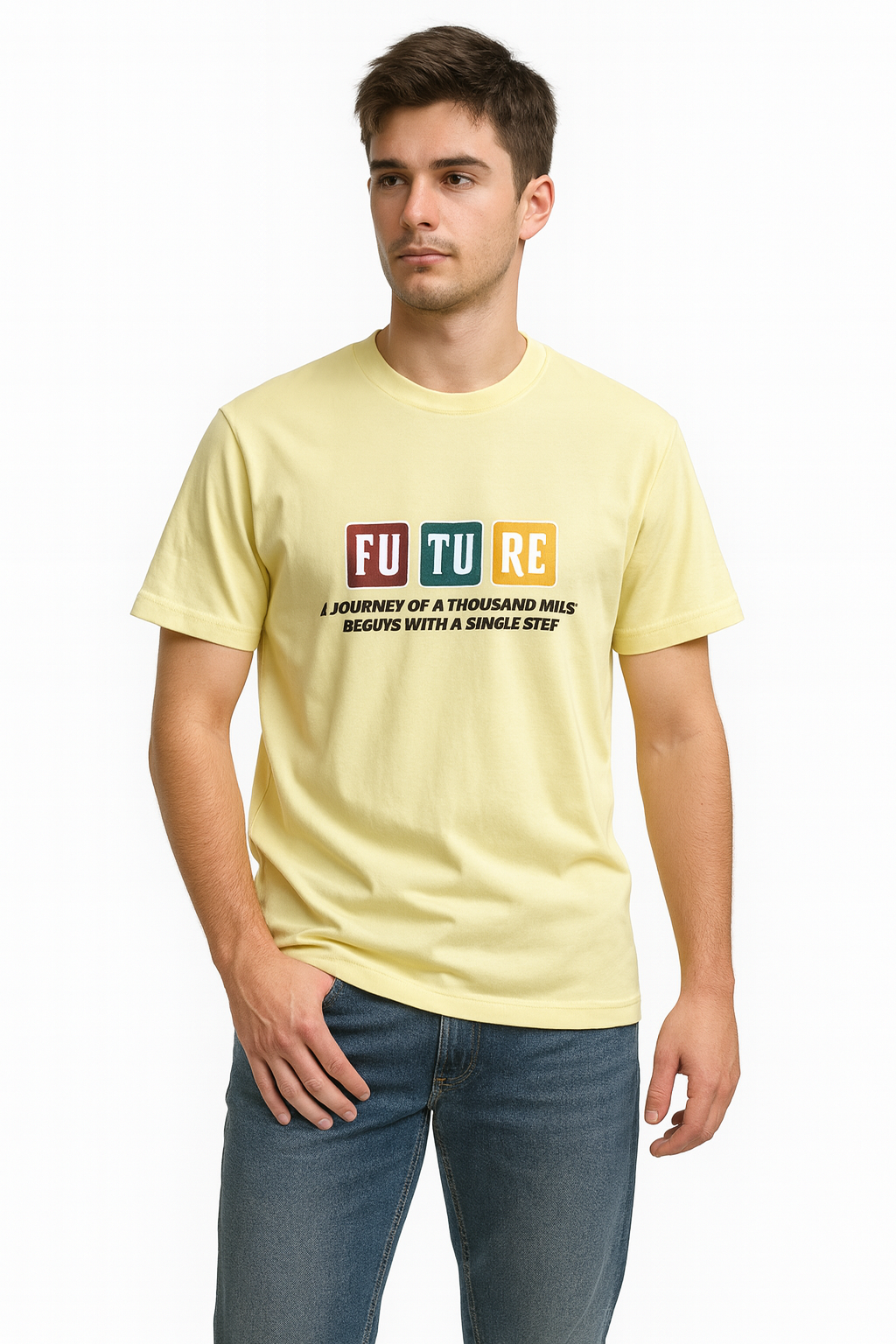 Future Basic Round Neck T Shirt