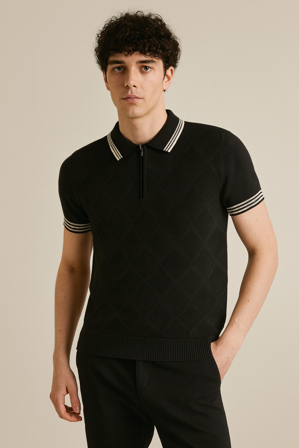 The Apex Collar Tee