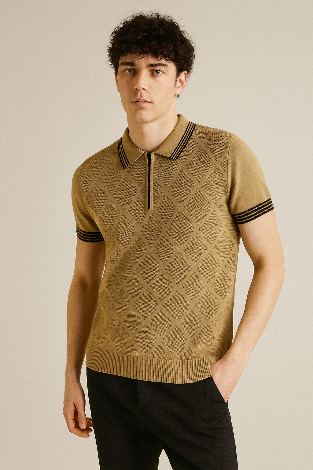 The Apex Collar Tee