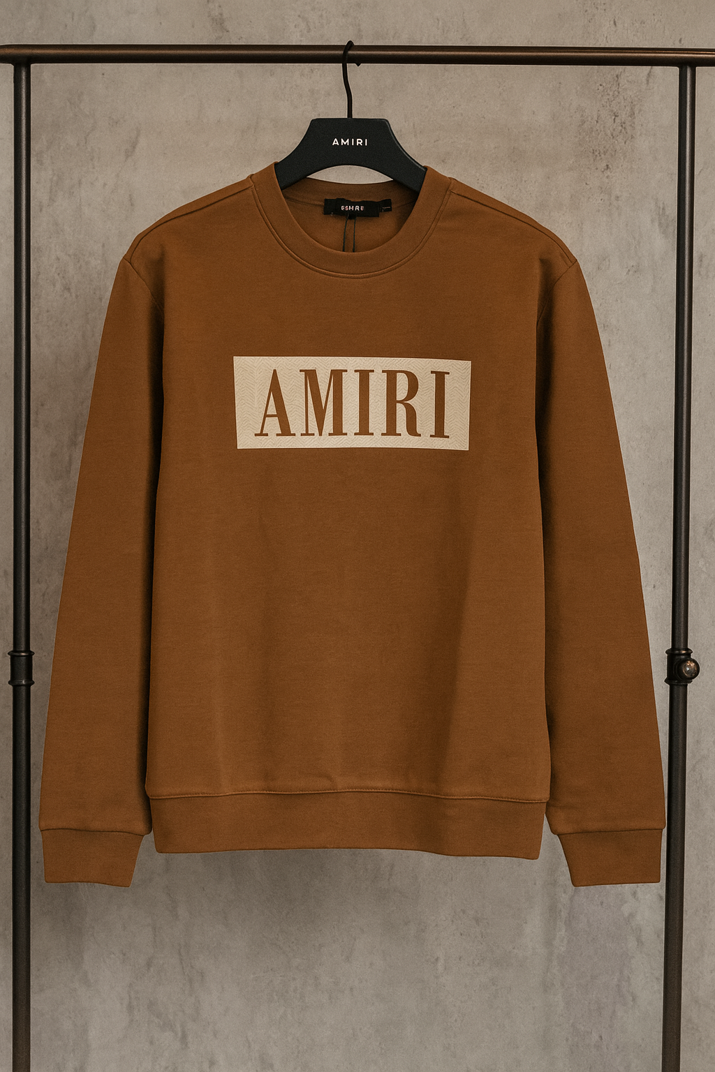 AMIRI Box Logo Crewneck Sweatshirt