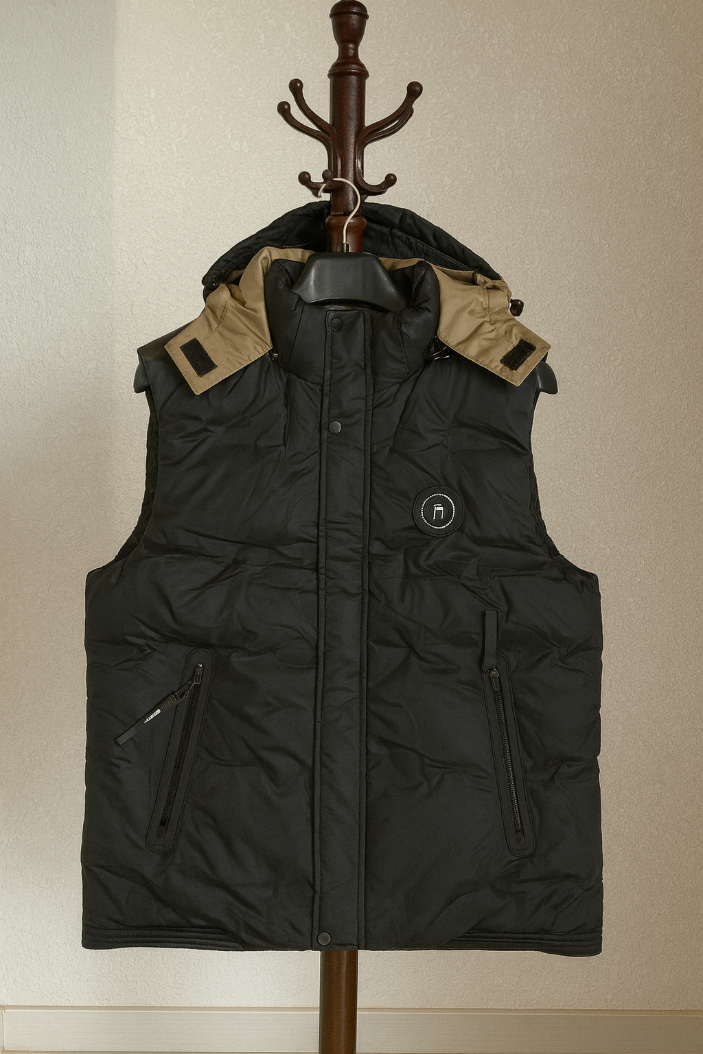 Urban Nomad Contrast Hooded Puffer Jacket
