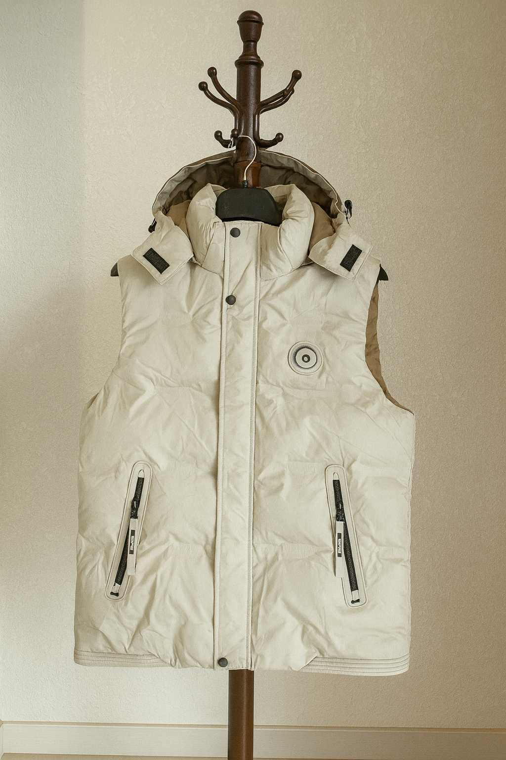 Urban Nomad Contrast Hooded Puffer Jacket