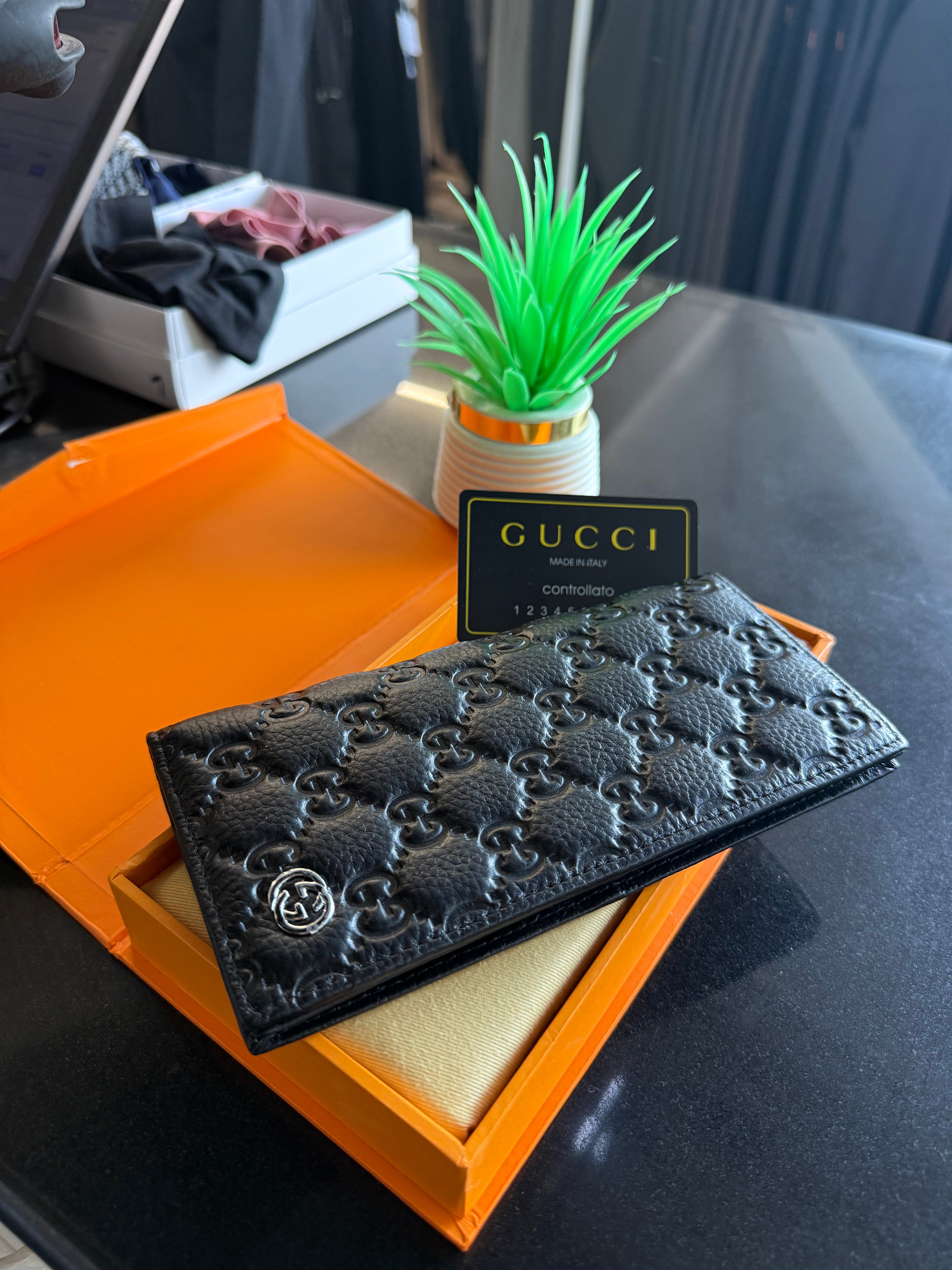 Luxury GUCCI-Inspired Men’s Wallet