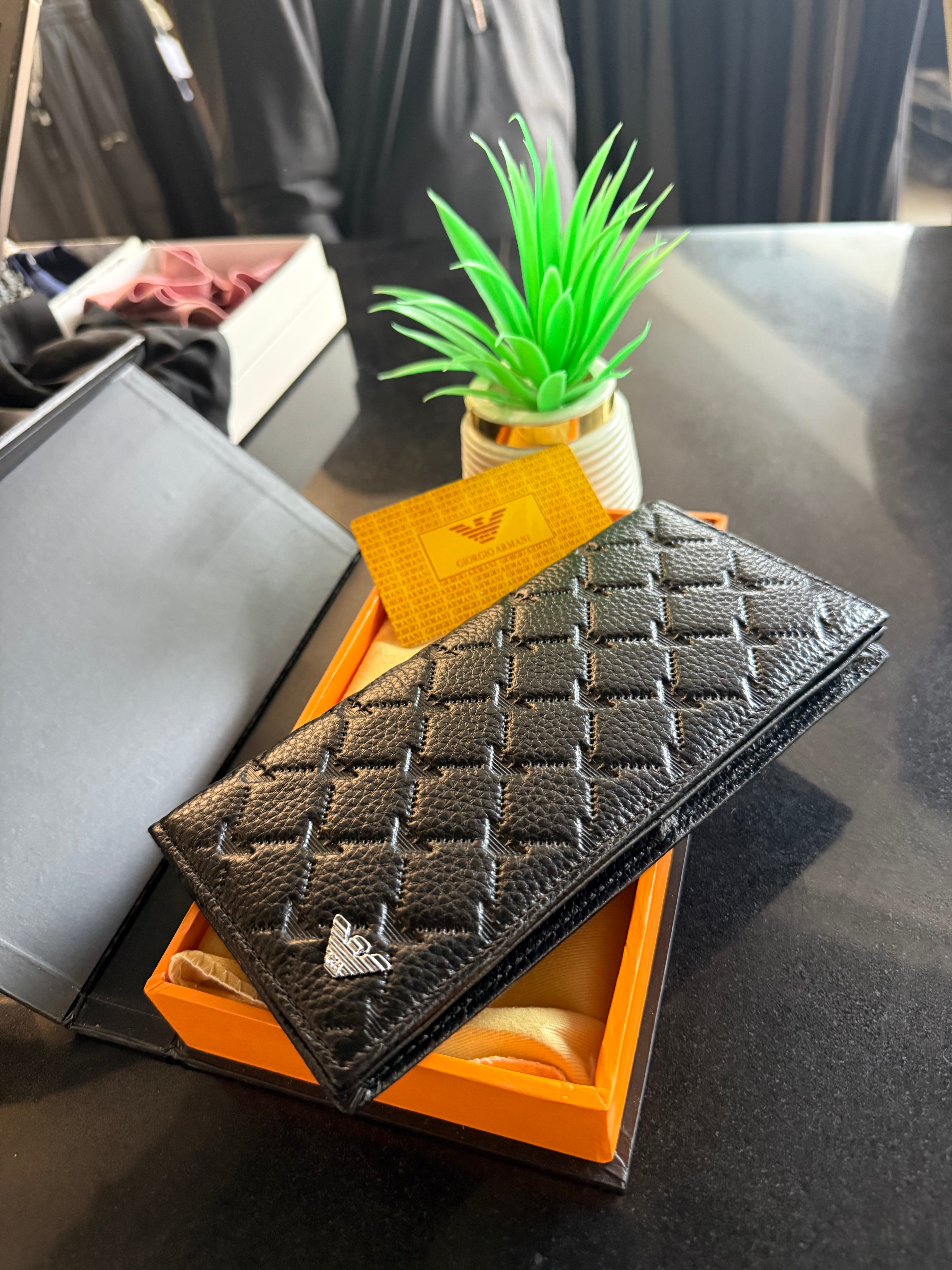 Luxury GIORGIO ARMANI Men’s Wallet